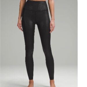 ✨ *Lululemon Align High-Rise Pant 28” Shine (Radiate Foil Print Black 
Size 2